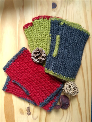 Crochet Winter Mitts